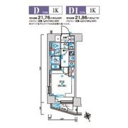 リヴシティ初台の間取り画像