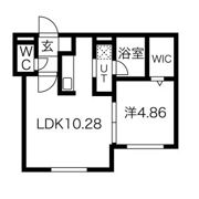 シエル麻生の間取り画像