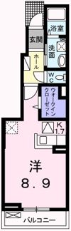 グランペール古賀Ⅲ Aの間取り画像
