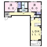サンロイヤルⅠの間取り画像