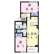 サンロイヤルⅡの間取り画像