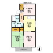サンヴィラージュA・Bの間取り画像