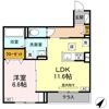 D’Bless上大岡の間取り画像