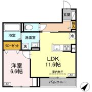 D’Bless上大岡の間取り画像
