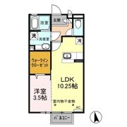 セジュールKTKの間取り画像