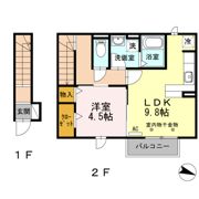 エスポワール高崎の間取り画像