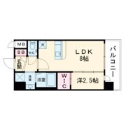 セレニテ南堀江エクラの間取り画像