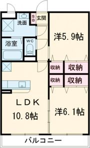 Bliss小池原の間取り画像