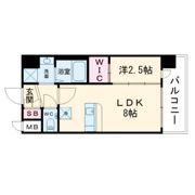 セレニテ南堀江エクラの間取り画像