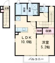 アムールスピカの間取り画像