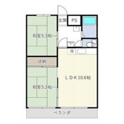 木村コーポ A棟の間取り画像