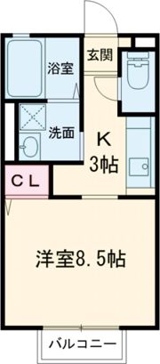アンテノールの間取り画像