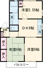 バイオレットフラワー A棟の間取り画像