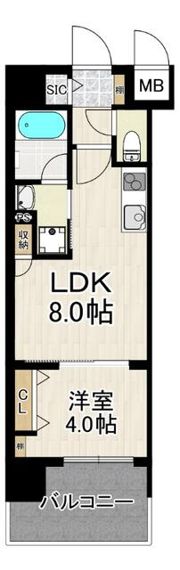 サンロージュ大分駅前の間取り画像