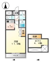 クローバーハウスCの間取り画像