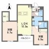 シャーメゾン岐阜ウエストの間取り画像