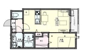 KEIAI RESIDENCE 北越谷Ⅱ(ケイアイレジデンスキタコシガヤツー)の間取り画像
