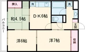 ロイヤルコート光台の間取り画像