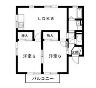 ハートホームⅡの間取り画像