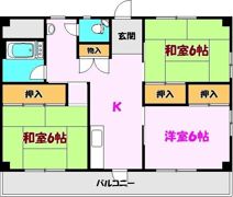 槻ノ木マンションの間取り画像