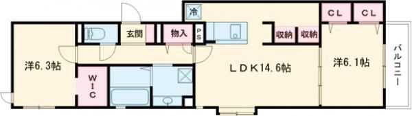 Gran Vievle北花田の間取り画像