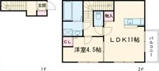 オーシャンコート北今宿の間取り画像