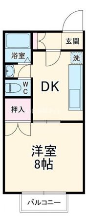 コーポリバティの間取り画像