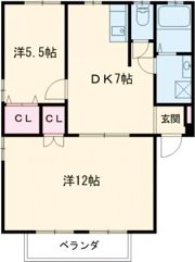 WELINA K＆Aの間取り画像