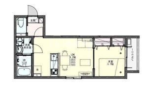 KEIAI RESIDENCE 北越谷Ⅱ(ケイアイレジデンスキタコシガヤツー)の間取り画像
