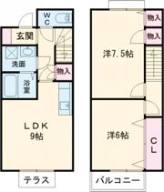 メゾンフロイデ3番館の間取り画像