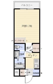 コーポコスモスの間取り画像