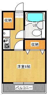 ペガサス千代の間取り画像