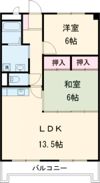 ナチュールフジの間取り画像