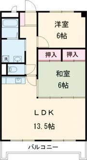 ナチュールフジの間取り画像