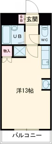 パークサイド大在中央の間取り画像