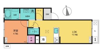 クレール友泉の間取り画像