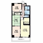 オークランド25の間取り画像