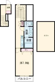 ヴィアーノ神戸上筒井通Westの間取り画像