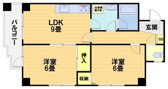 エスポワール西京極の間取り画像