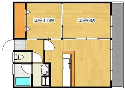 シャンポール国分の間取り画像
