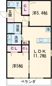ルアナテラスの間取り画像