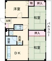 ビレッジハウス尾上3号棟の間取り画像