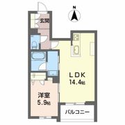 リオリエントプレミアスの間取り画像