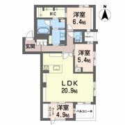リオリエントプレミアスの間取り画像
