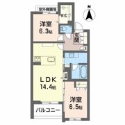 リオリエントプレミアスの間取り画像