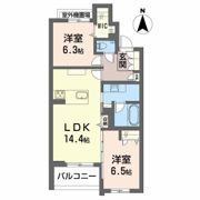 リオリエントプレミアスの間取り画像