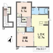 シャーメゾン柳原の間取り画像