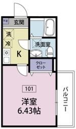 アジュール清瀬の間取り画像