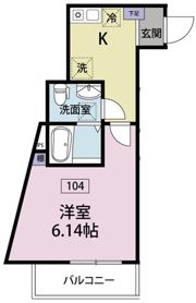 アジュール清瀬の間取り画像
