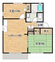 タウニィWORKⅡの間取り画像